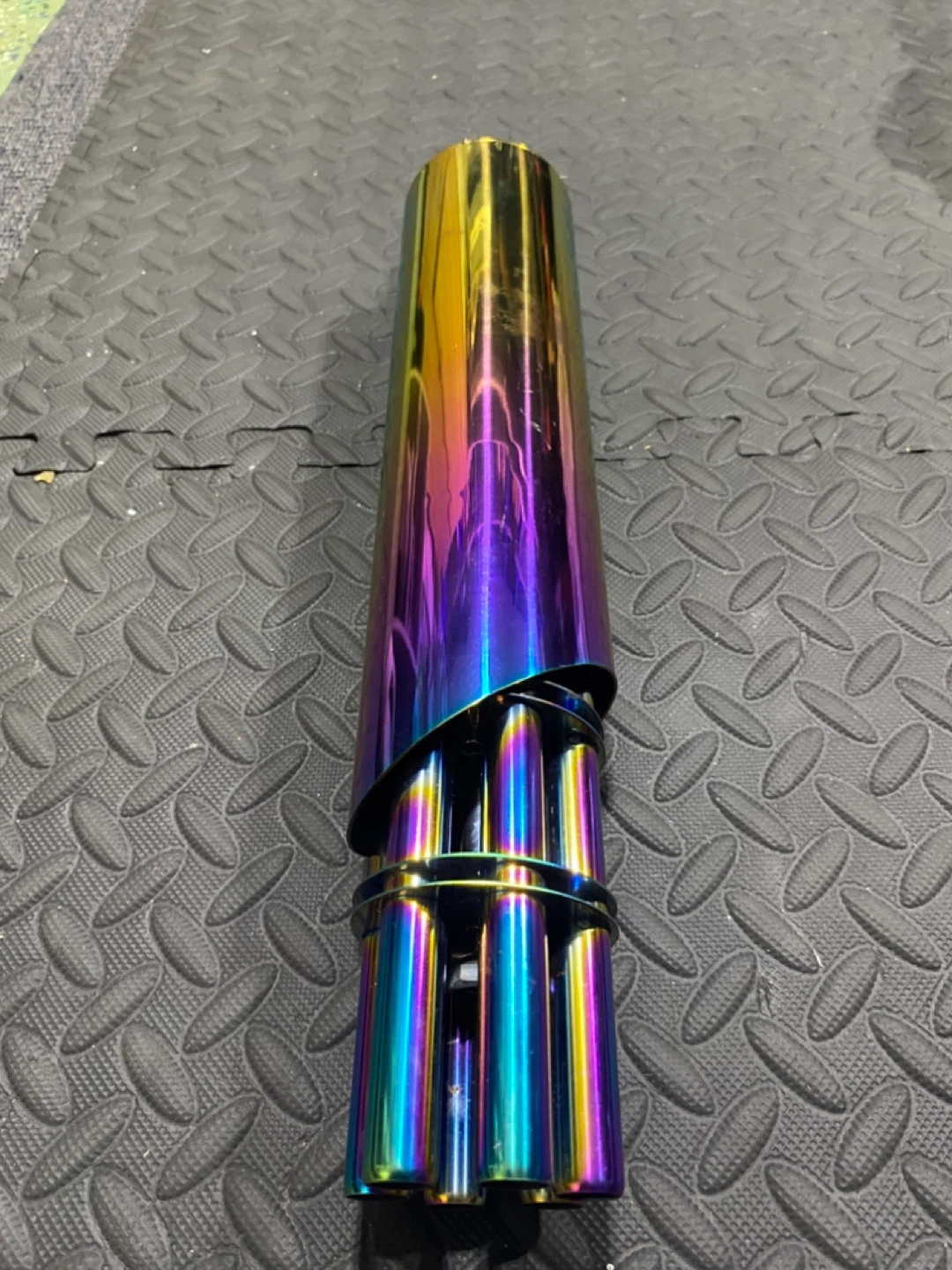 Bullet slip over muffler