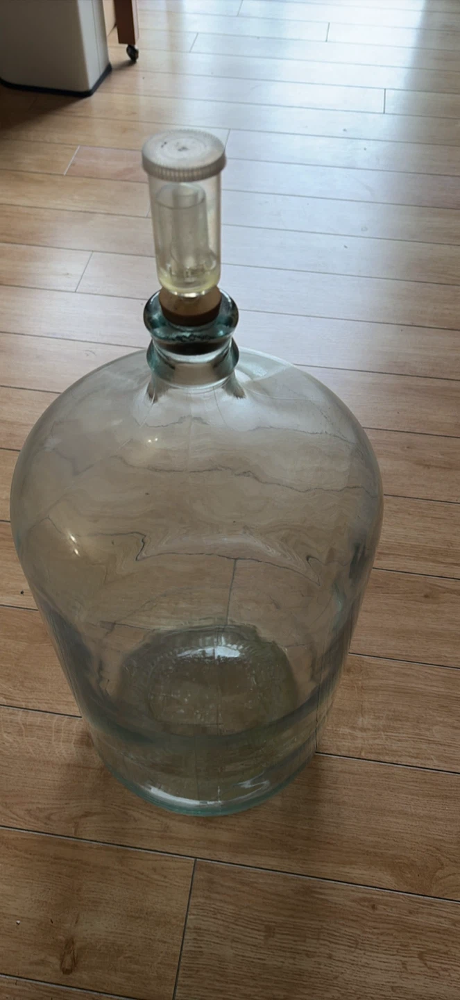 Large Glass Carboy with Airlock