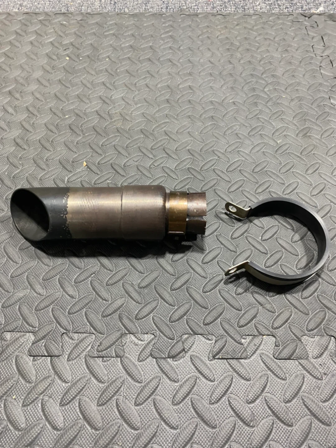 Suzuki blvd s40 Motorcycle Exhaust Muffler with Clamp