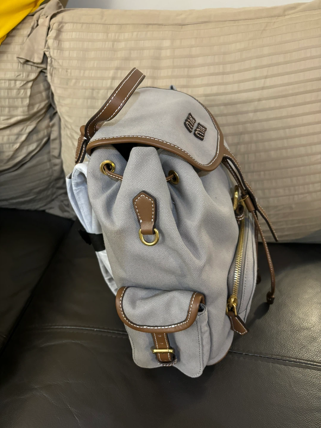 MlU Canvas Backpack