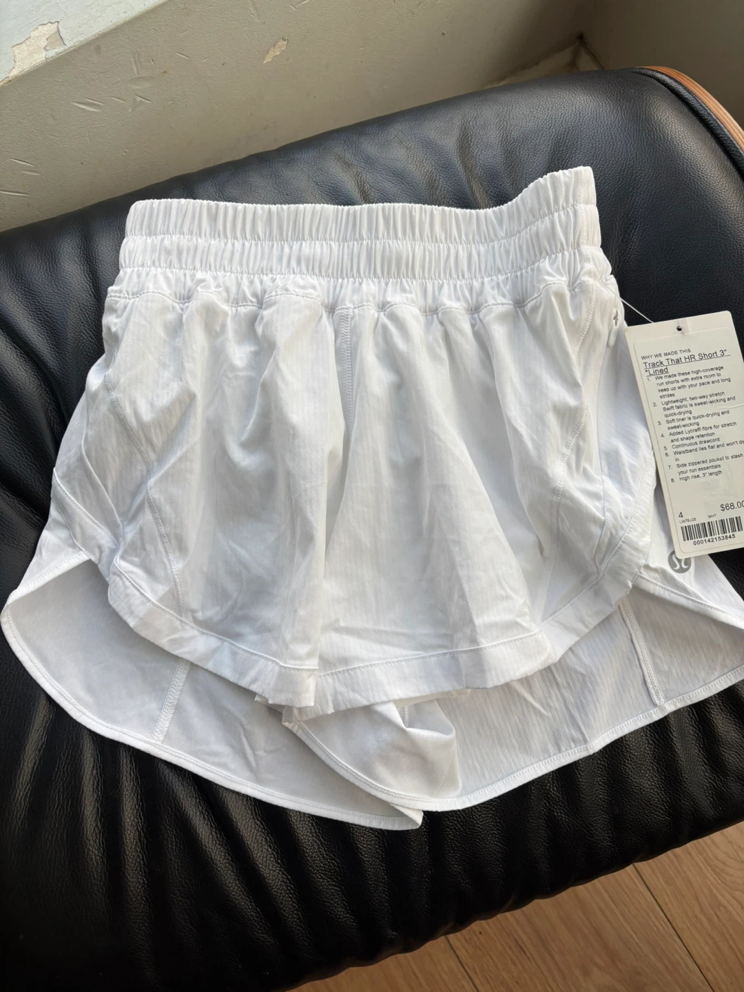 Lululemon Track That HR Short 3" White Size 4 - photo 2