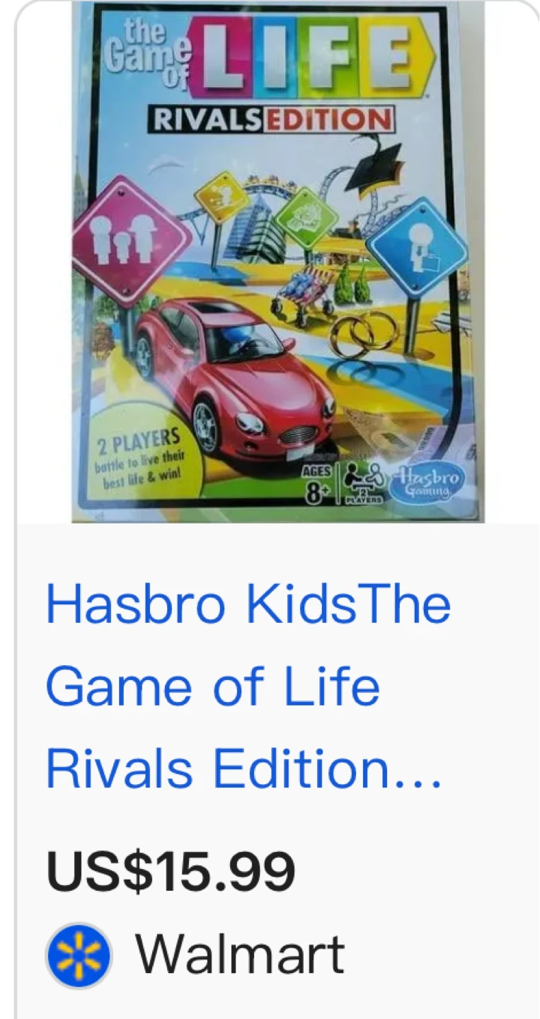 New✨The Game of Life: Rivals Edition Board Game - photo 4