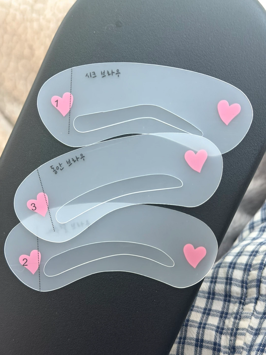 3-Piece Eyebrow Stencil Set