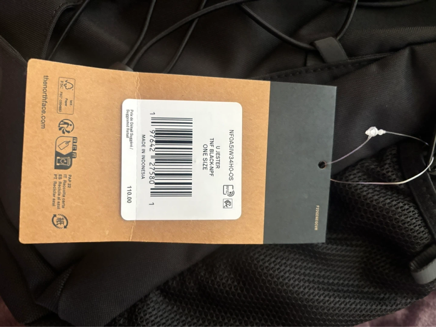 The North Face Jester Backpack - Black - photo 3