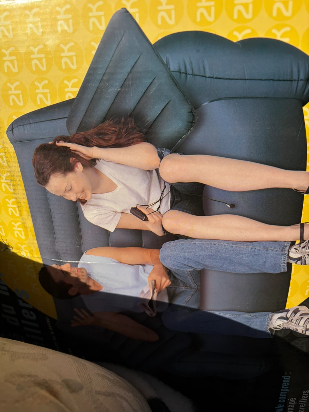 Inflatable Couch with Footrest