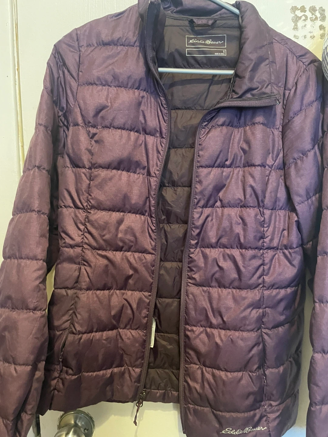 Eddie Bauer Puffer Jacket - Purple - S