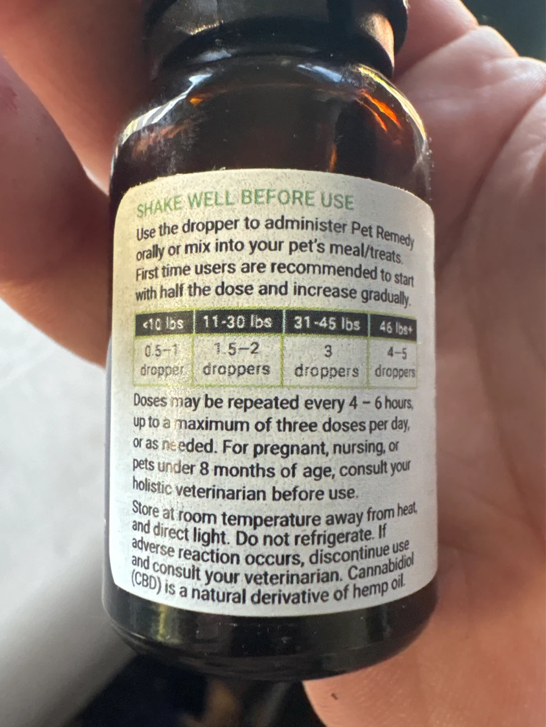 PurlicPet CALM CBD Oil for Pets 1/2 Fl. Oz. - photo 2