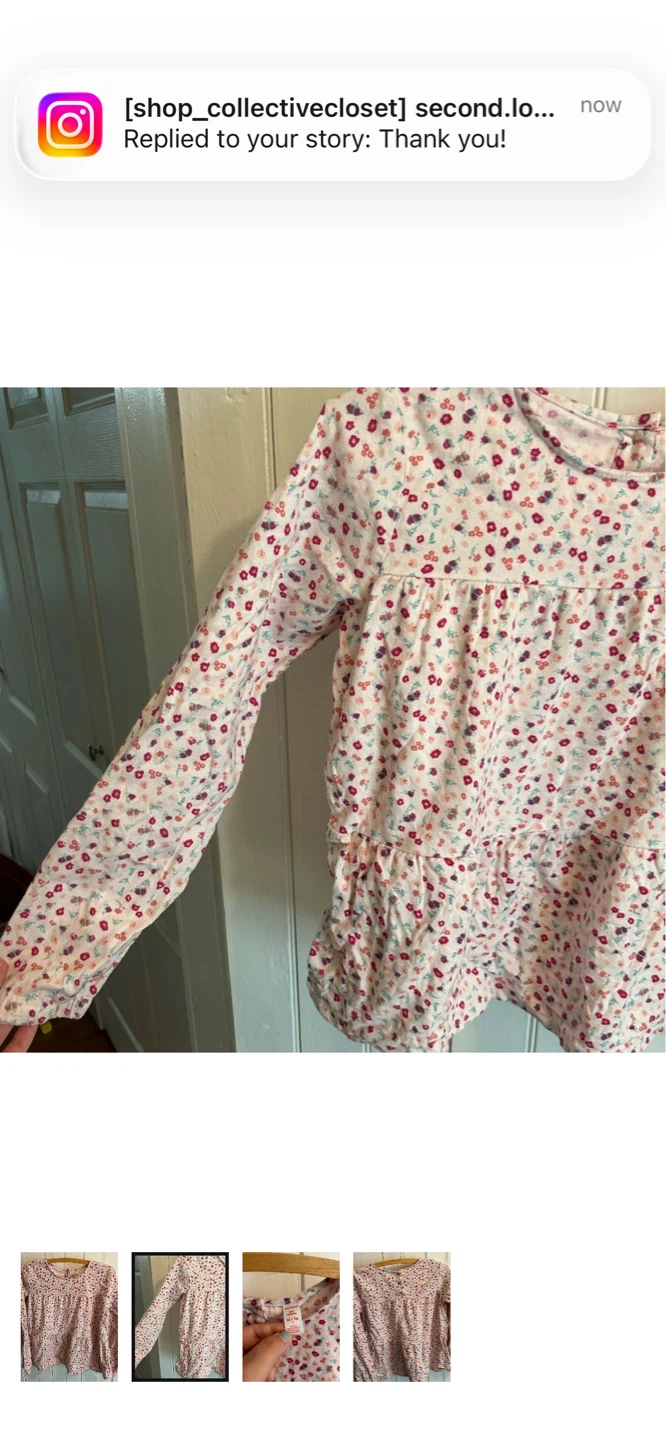 Joe Fresh floral long sleeve shirt - photo 2
