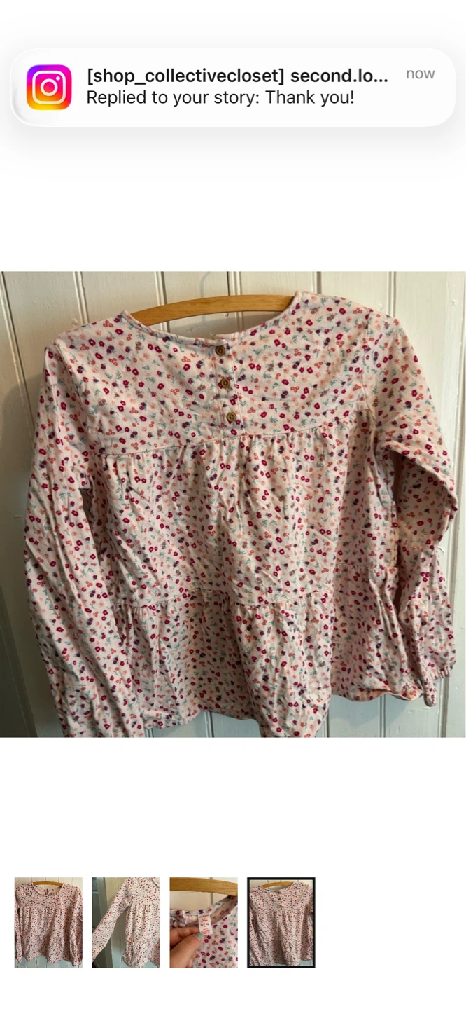 Joe Fresh floral long sleeve shirt - photo 4
