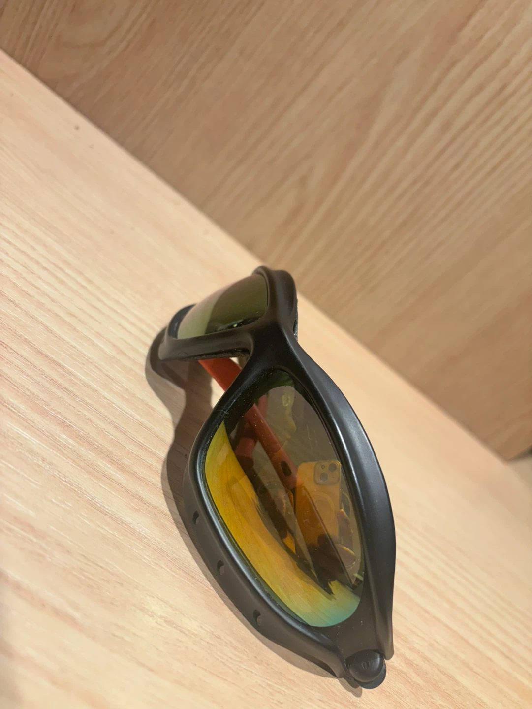 Black Sport Sunglasses with Mirrored Lenses - photo 4