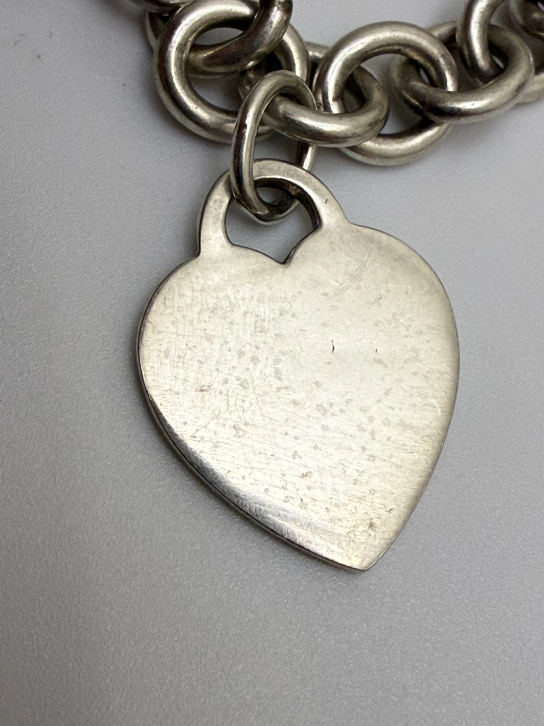Tiffany & Co. Sterling Silver Heart Tag Choker Necklace - photo 5
