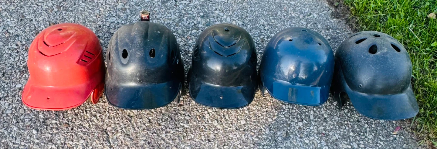 Set of 5 Baseball Helmets - photo 2