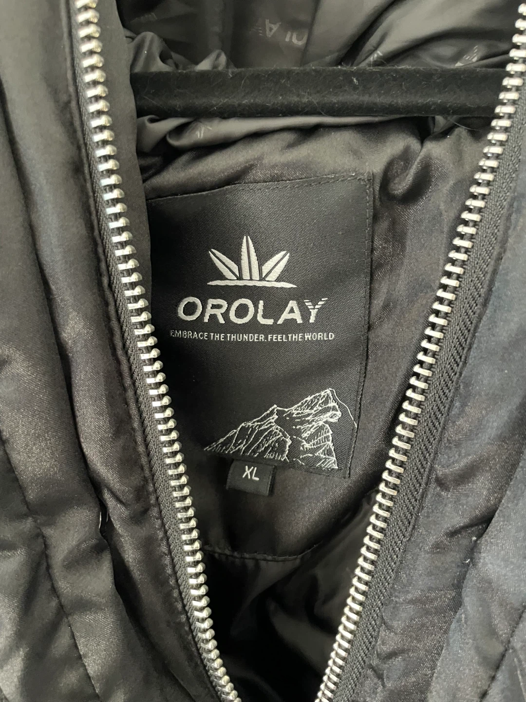 Orolay Shiny Black Puffer Coat - photo 2