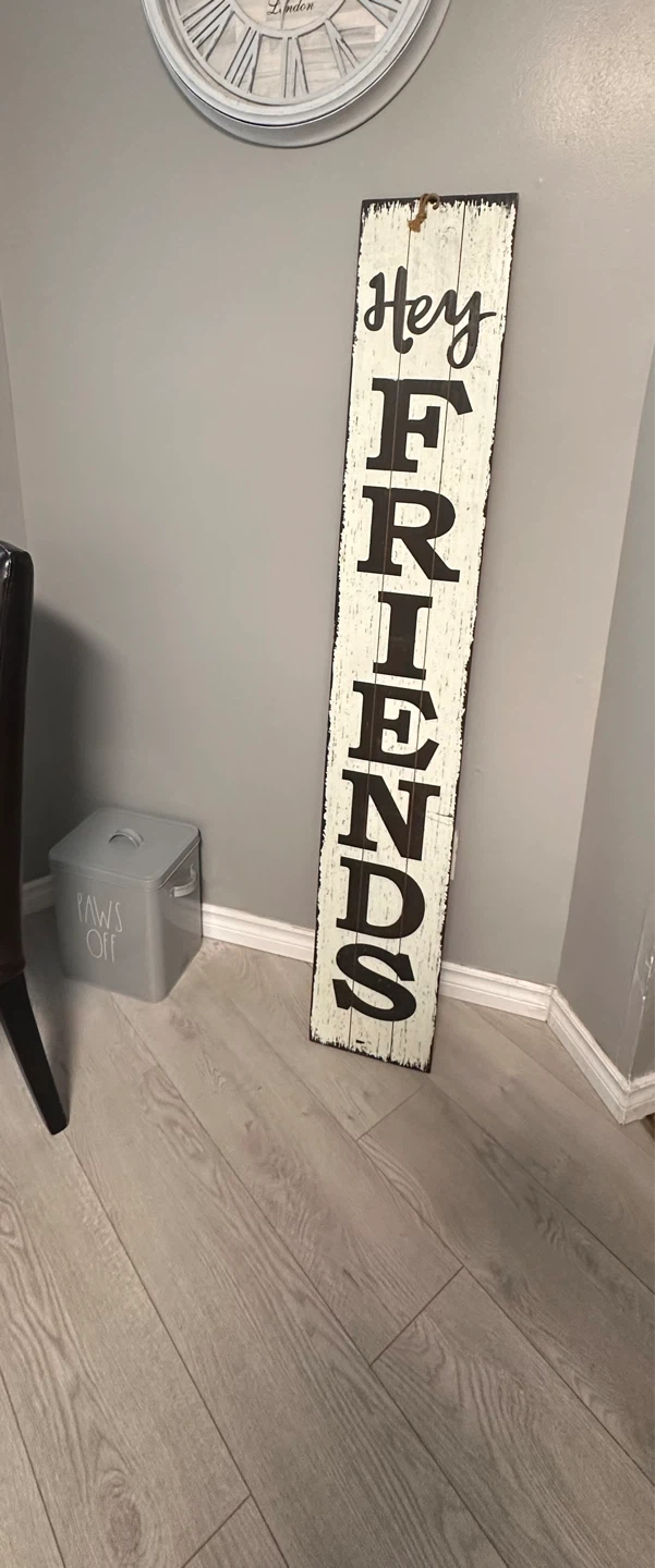 Reversible Wooden sign