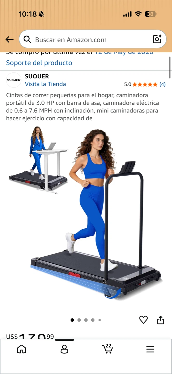 SUOUER Portable Treadmill - photo 4