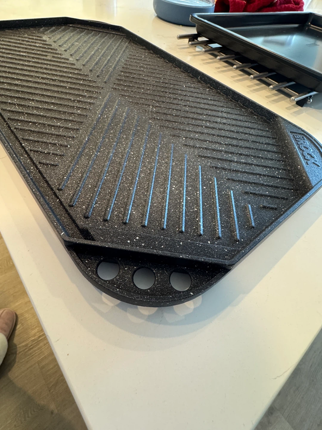 Heritage the rock grill and griddle reversible pan - photo 3