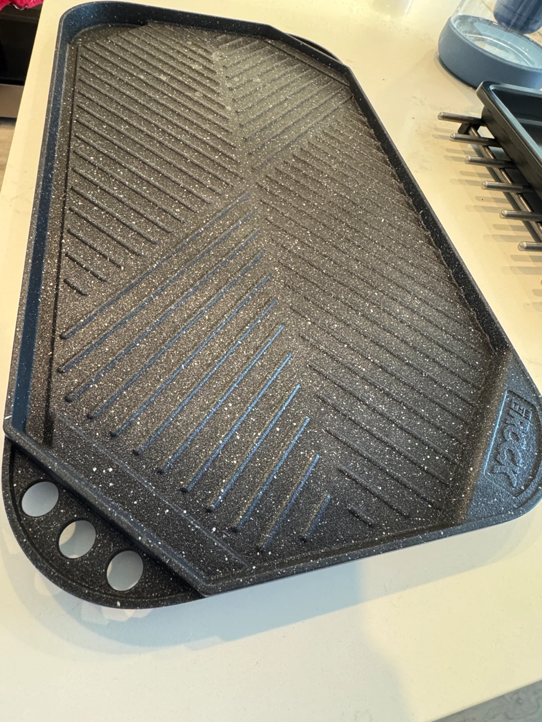 Heritage the rock grill and griddle reversible pan - photo 2