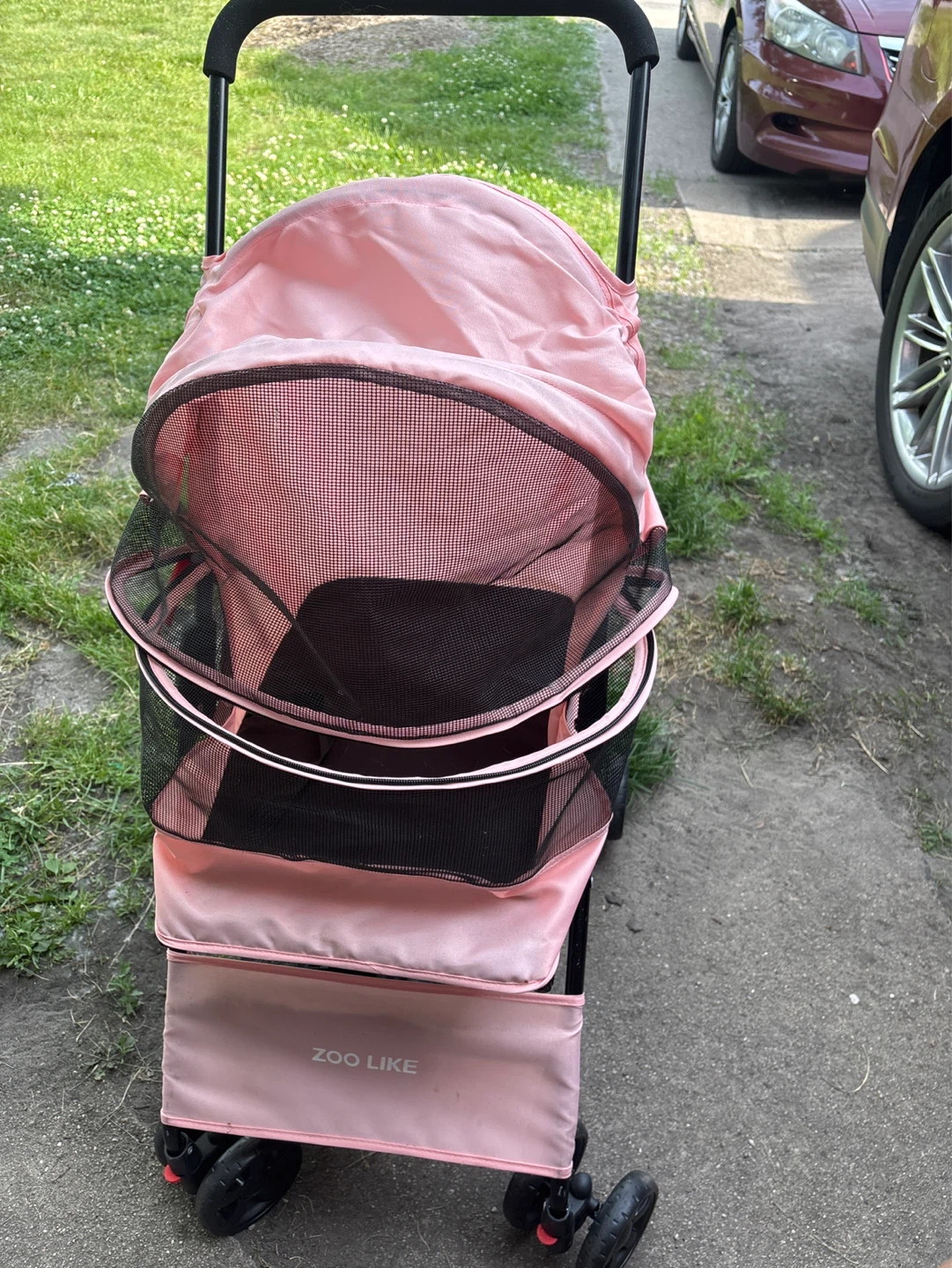 Pink Pet Stroller