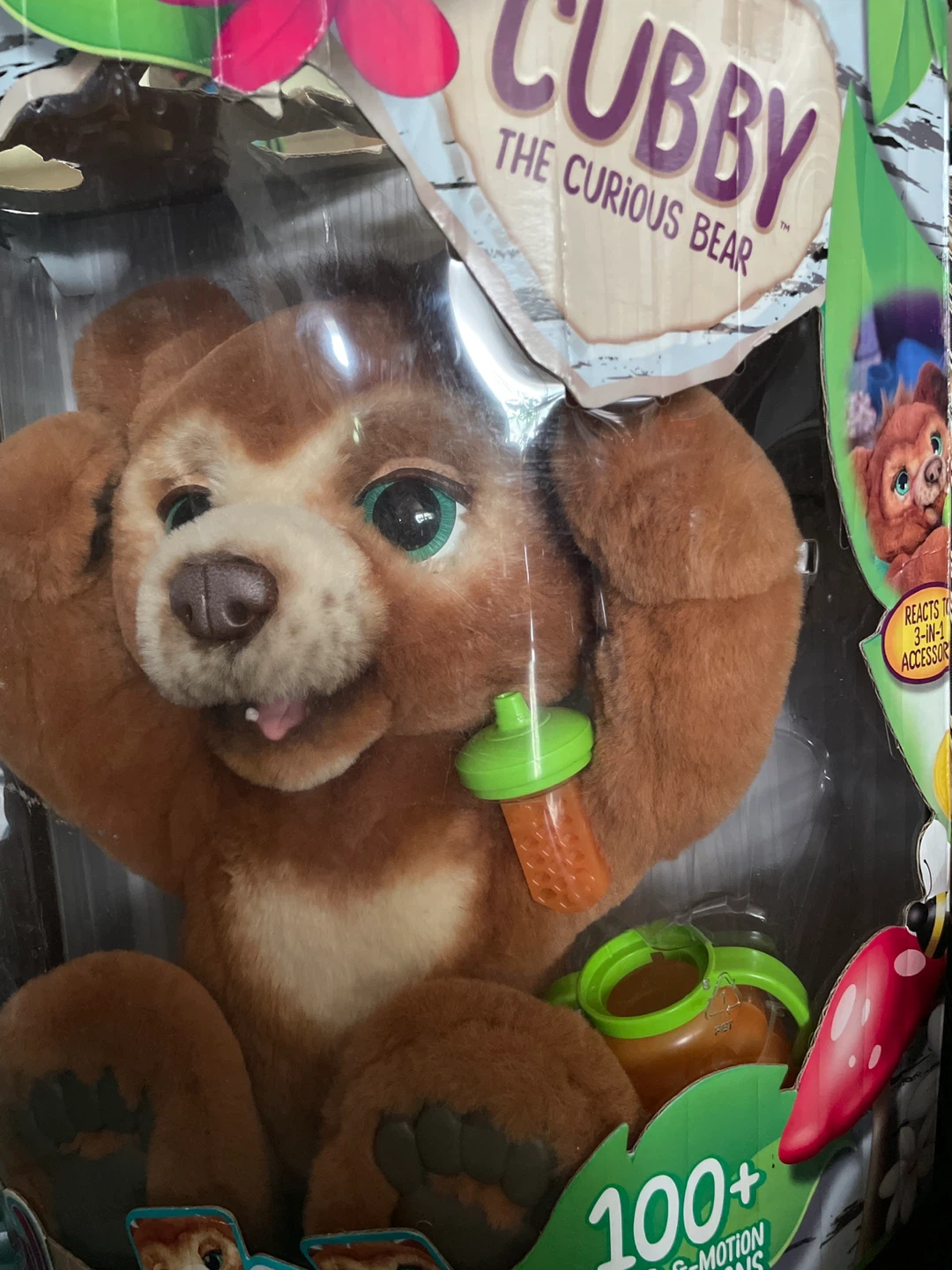 FurReal Cubby the Curious Bear Interactive Toy