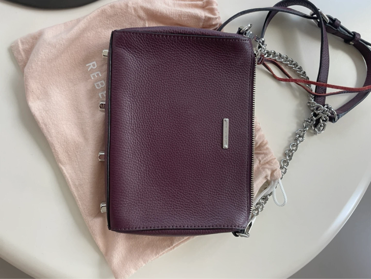 Rebecca Minkoff Burgundy Leather Crossbody Bag - photo 2