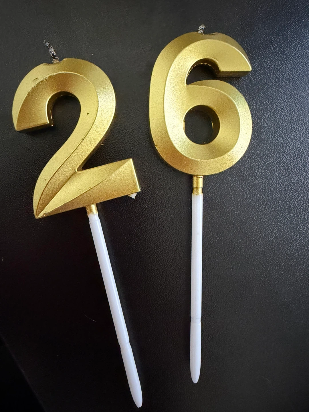 Gold Number Candles - 26 - photo 3