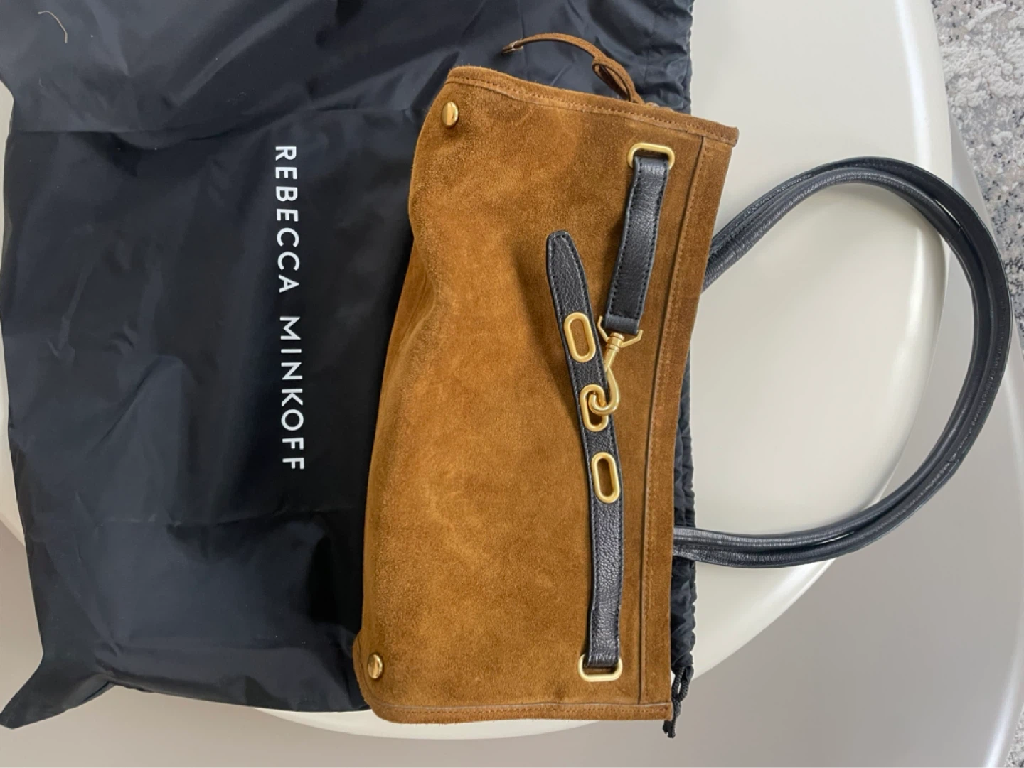 Rebecca Minkoff Crosby Suede Shoulder Bag