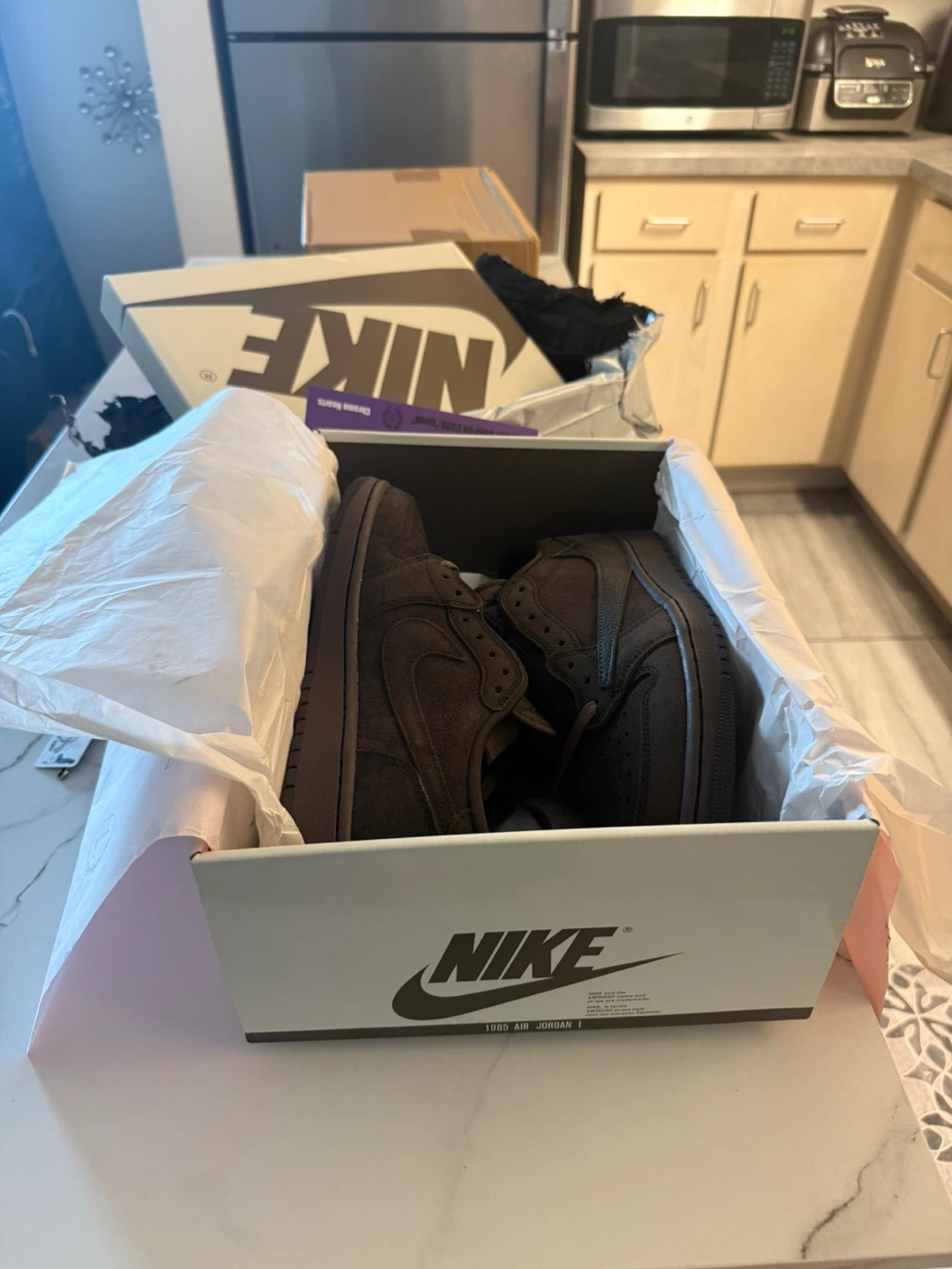 Nike Air Jordan 1 Retro Low OG "Olive" Travis Scott - photo 2