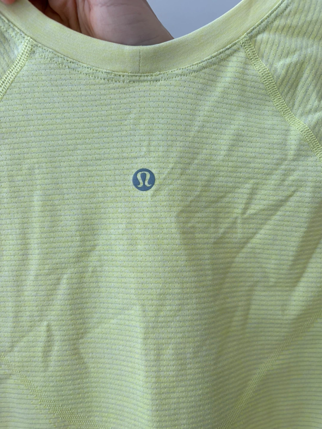 Lululemon Long Sleeve Athletic Top - Light Yellow - photo 3