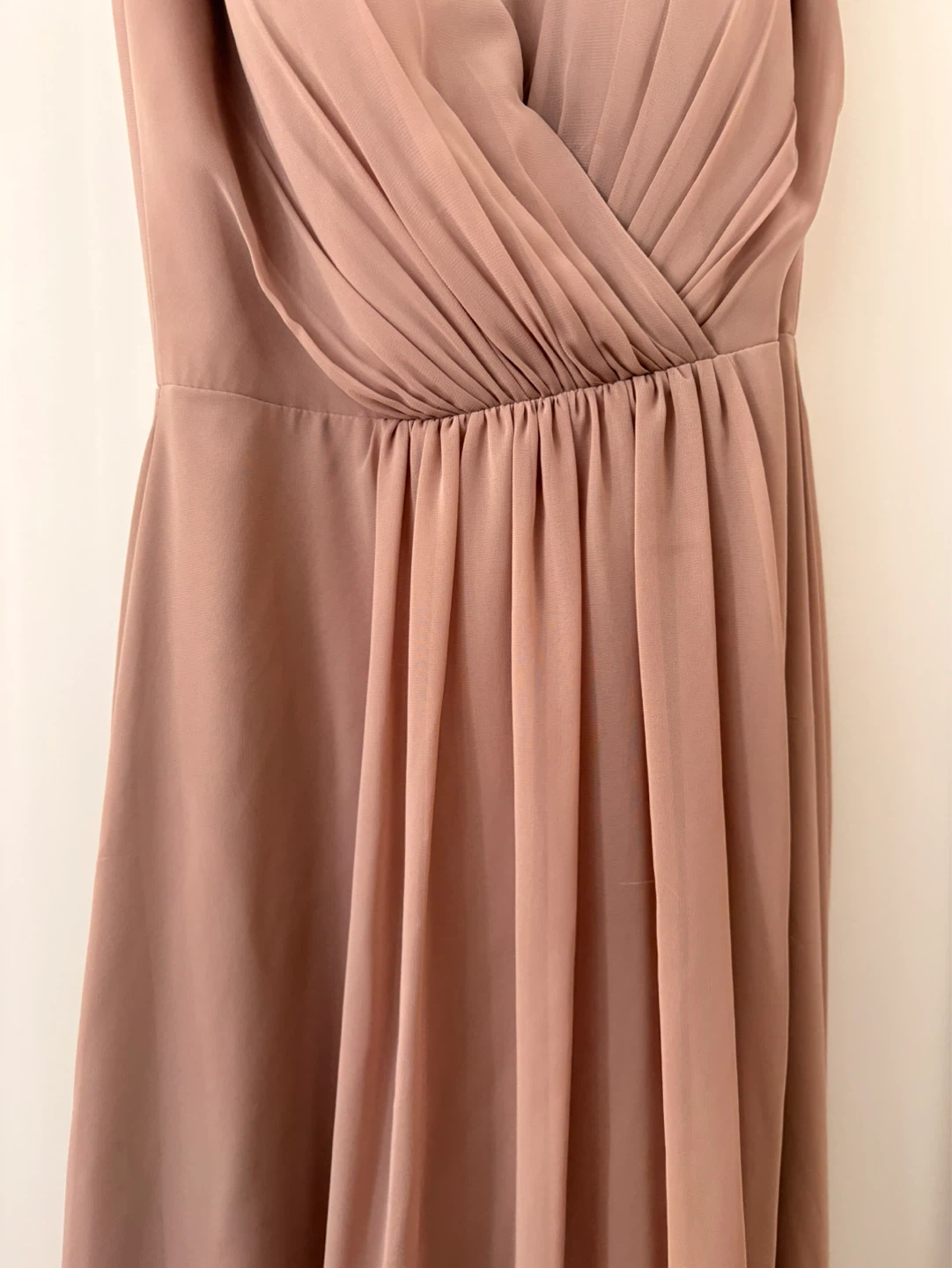 Dusty Rose Chiffon Bridesmaid Dress - photo 2
