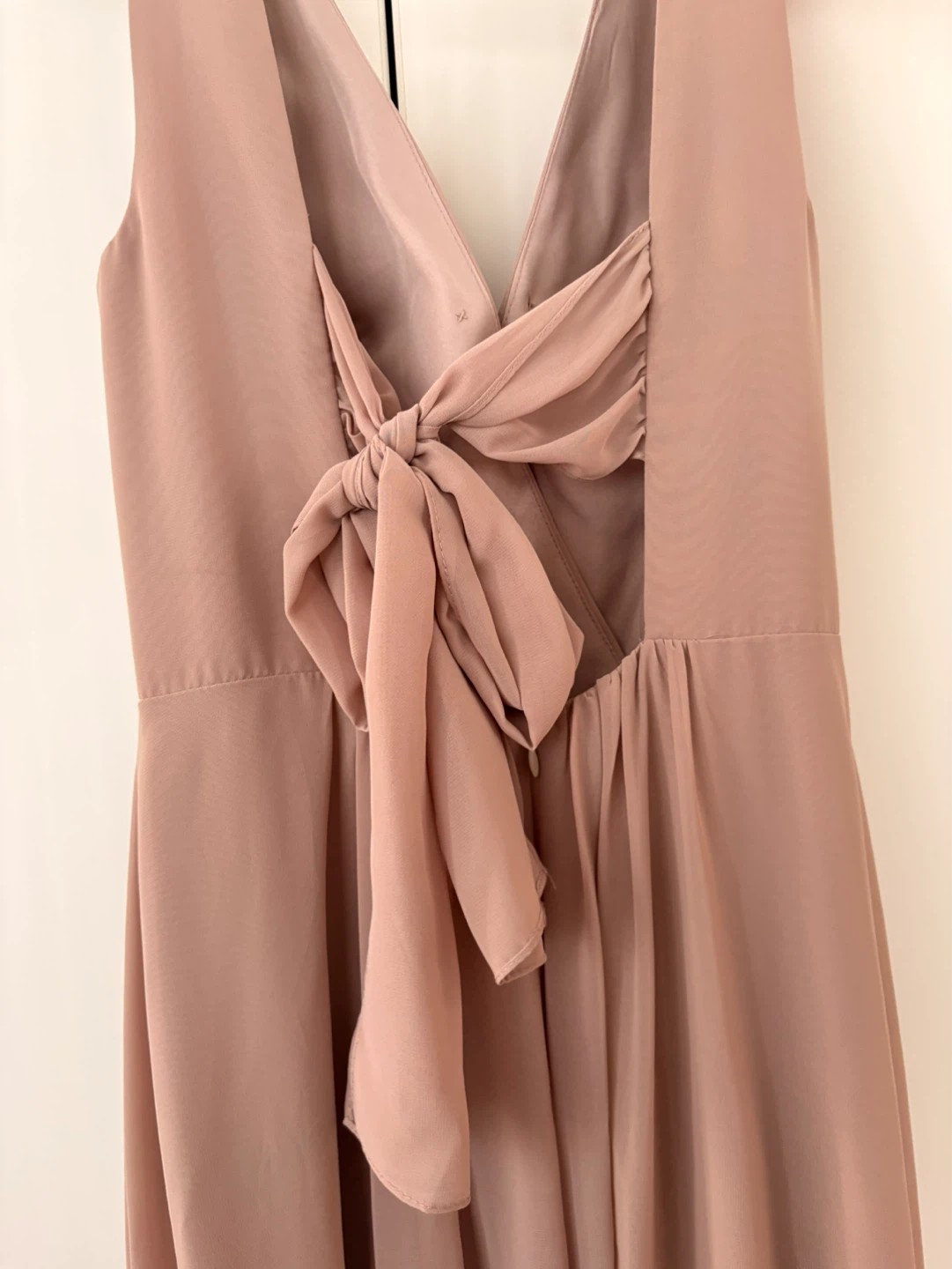 Dusty Rose Chiffon Bridesmaid Dress - photo 5