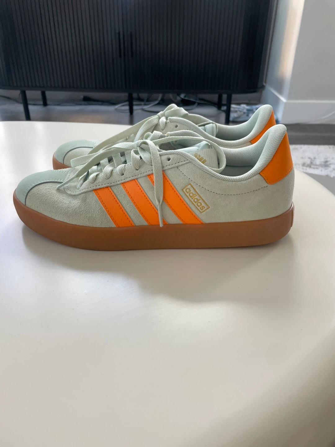 Adidas Gazelle Mint & Orange Suede Sneakers - photo 3