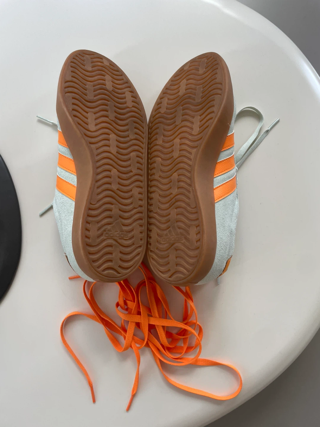 Adidas Gazelle Mint & Orange Suede Sneakers - photo 4