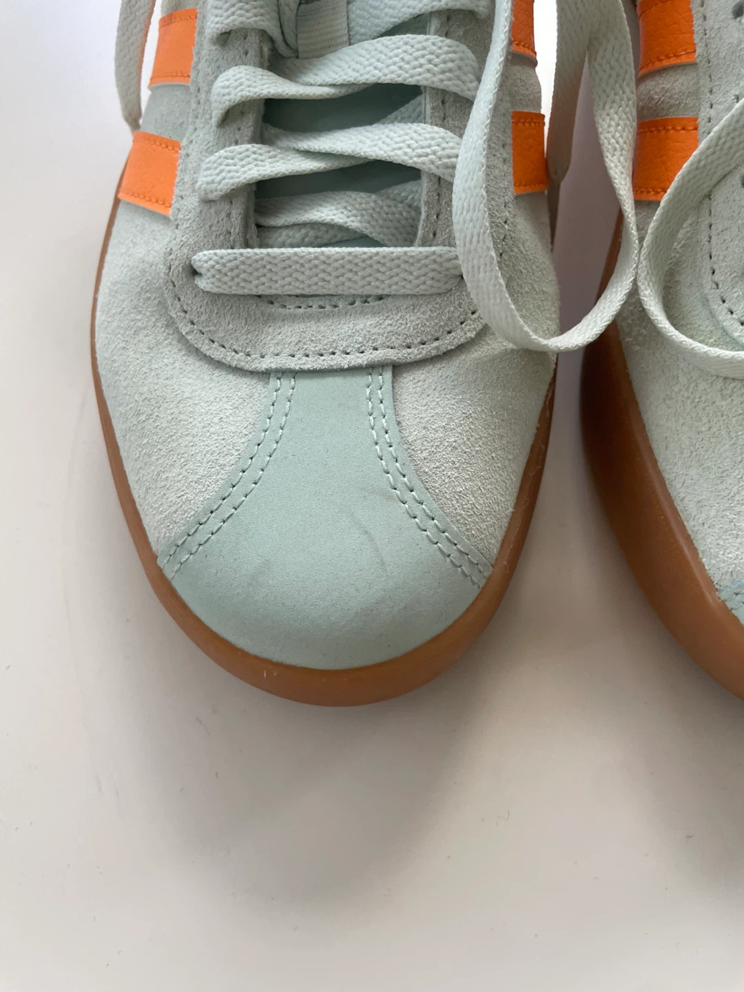 Adidas Gazelle Mint & Orange Suede Sneakers - photo 2