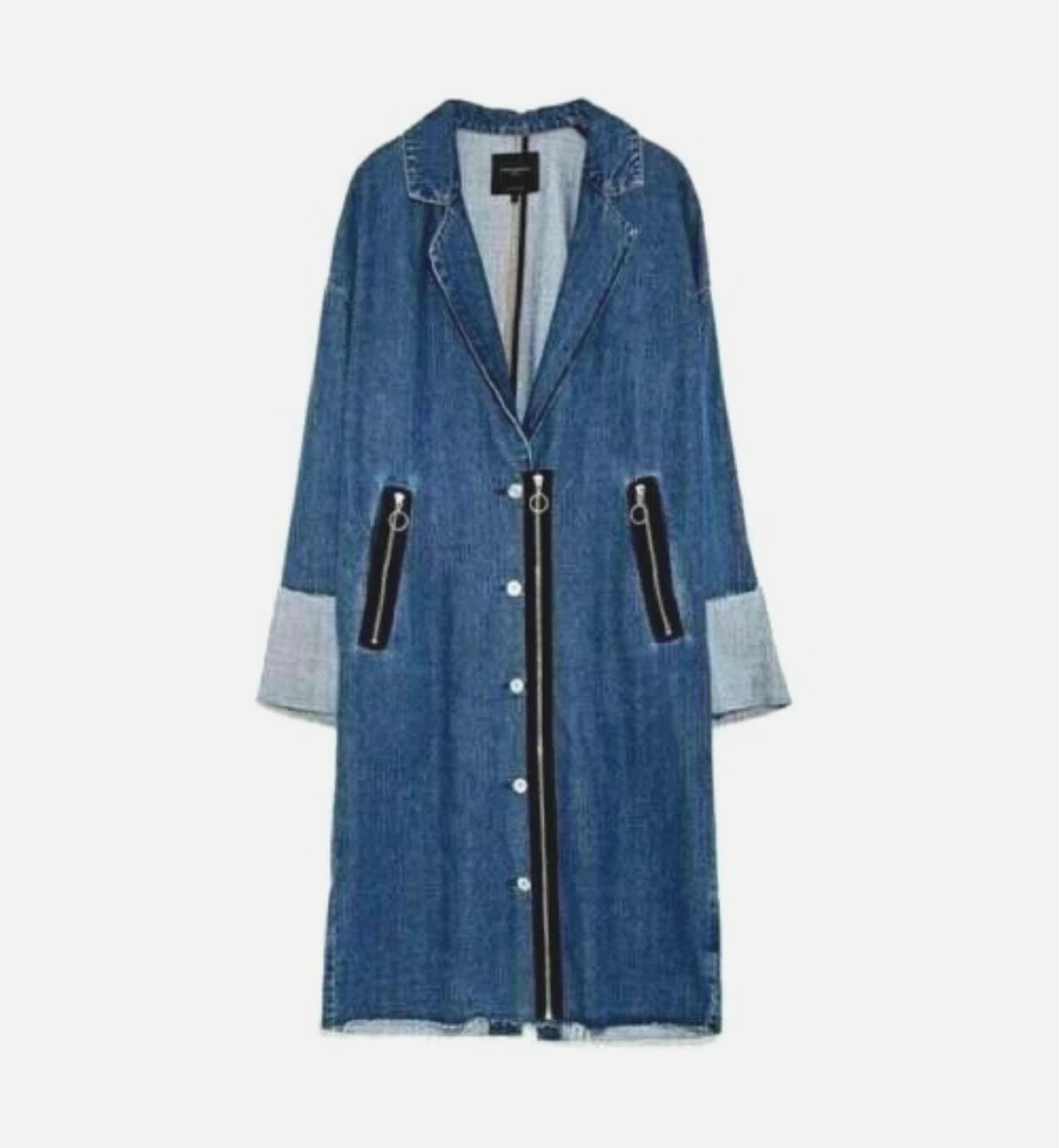 ZARA Denim Long Coat