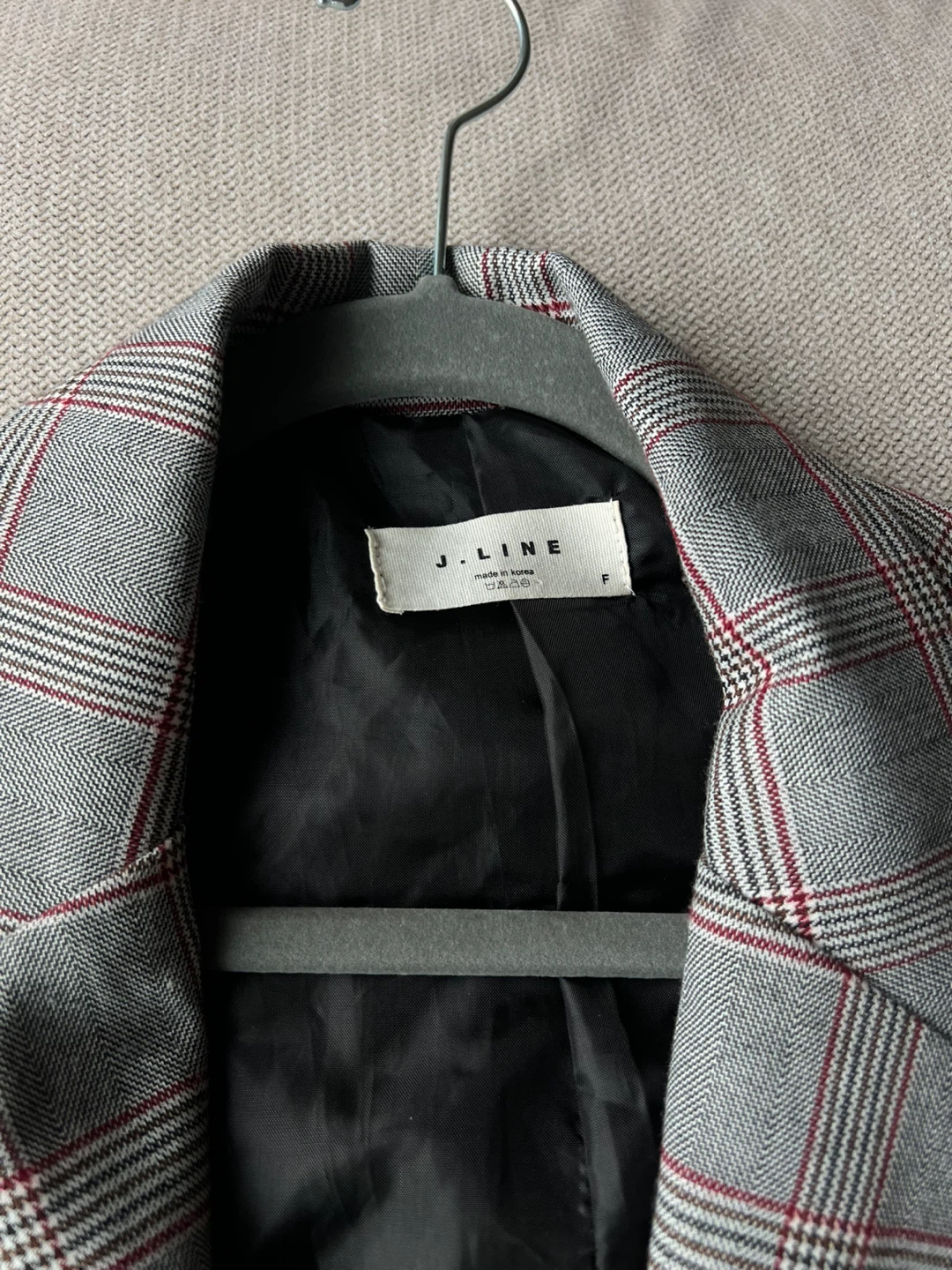 J. LINE Plaid Blazer Jacket made in Korea - photo 2