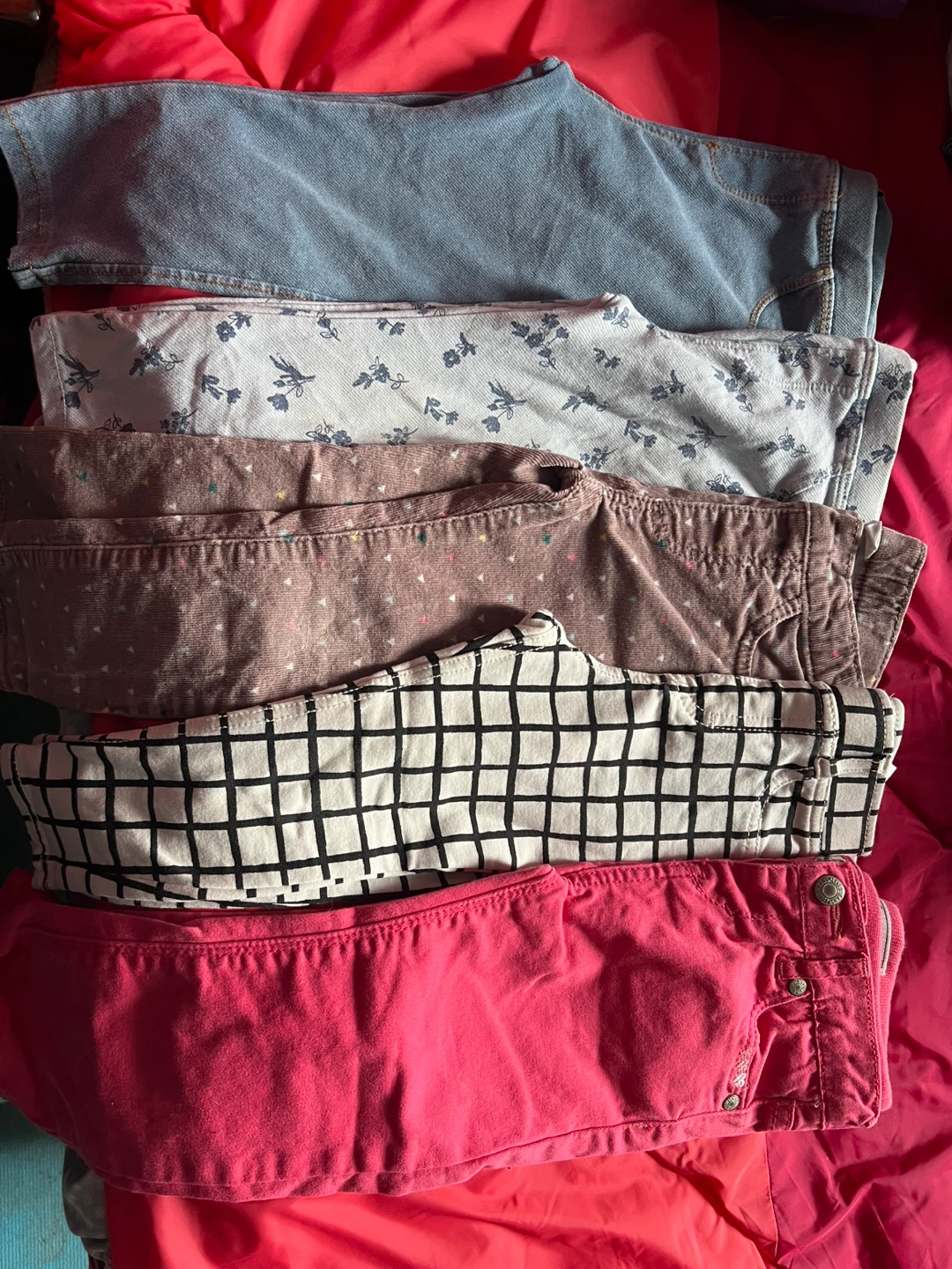 Baby Girls Pants Bundle - Levi's, Zara, H&M