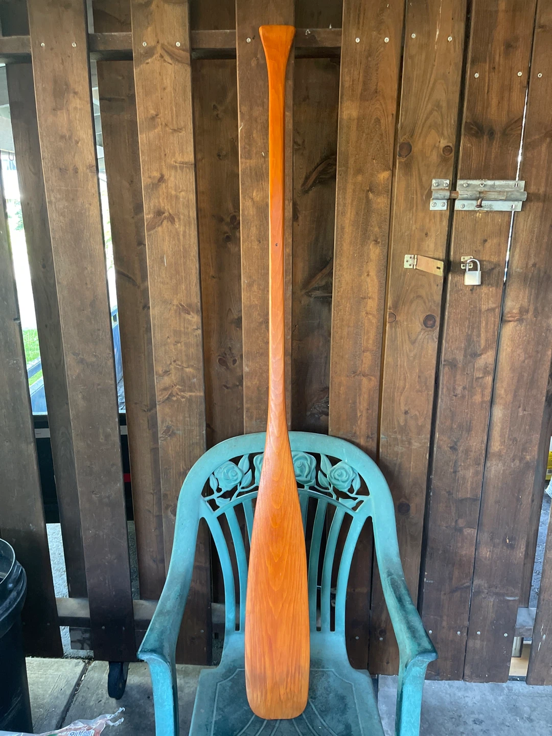 Wooden Canoe Paddle
