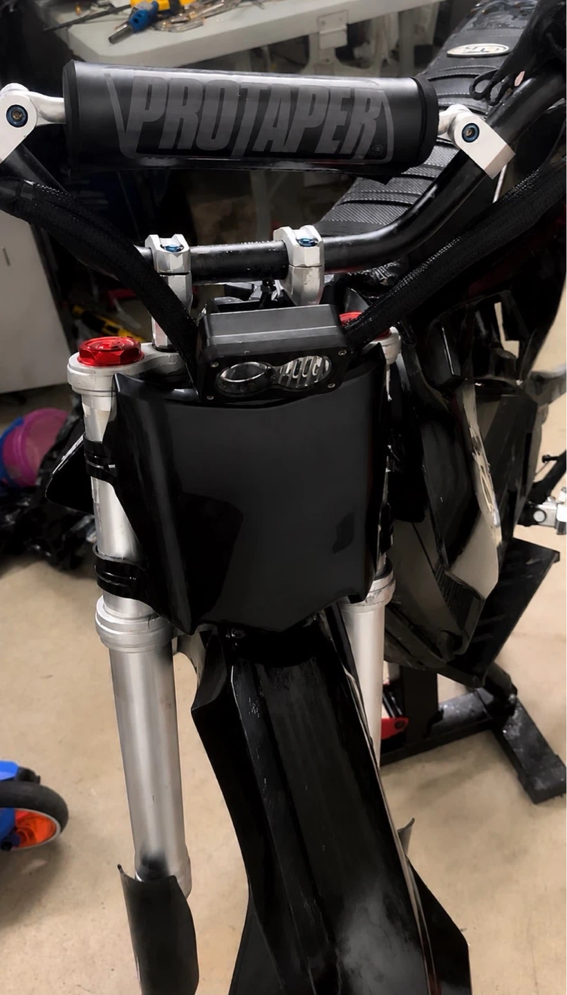Black Electric Dirt Bike 76v - photo 2