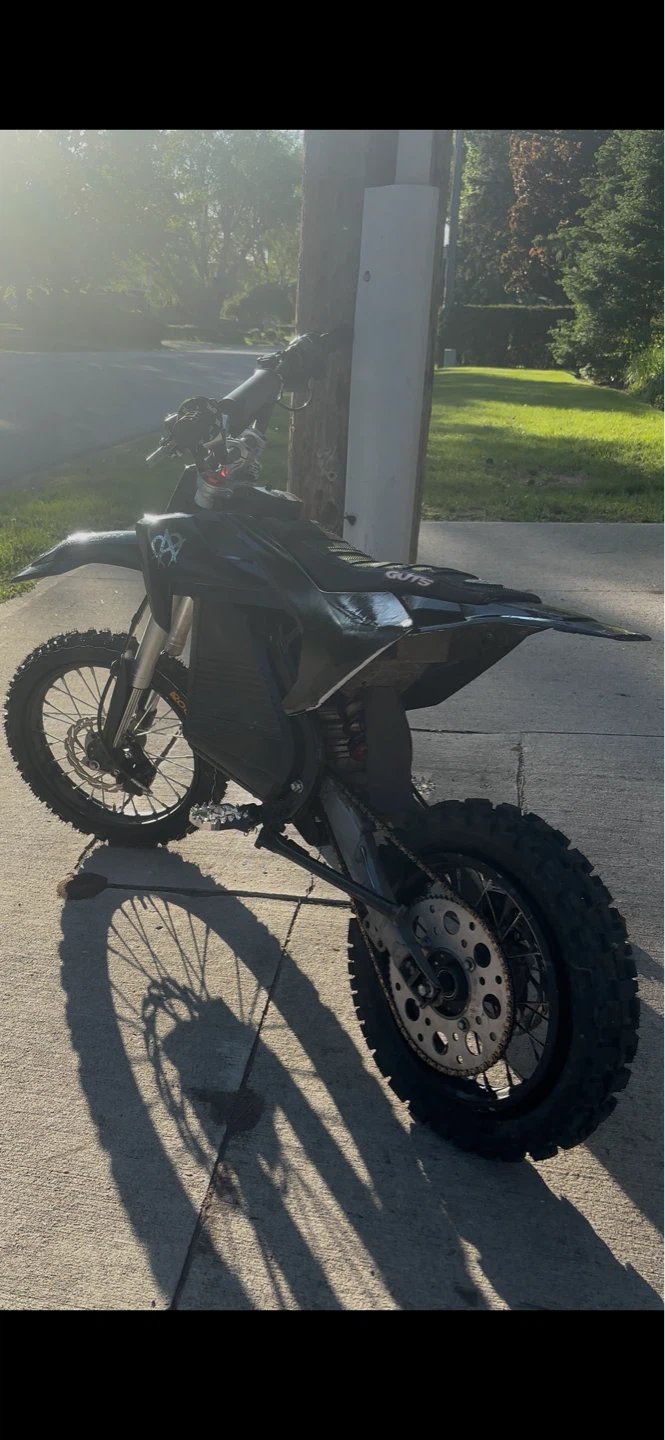 Black Electric Dirt Bike 76v - photo 4