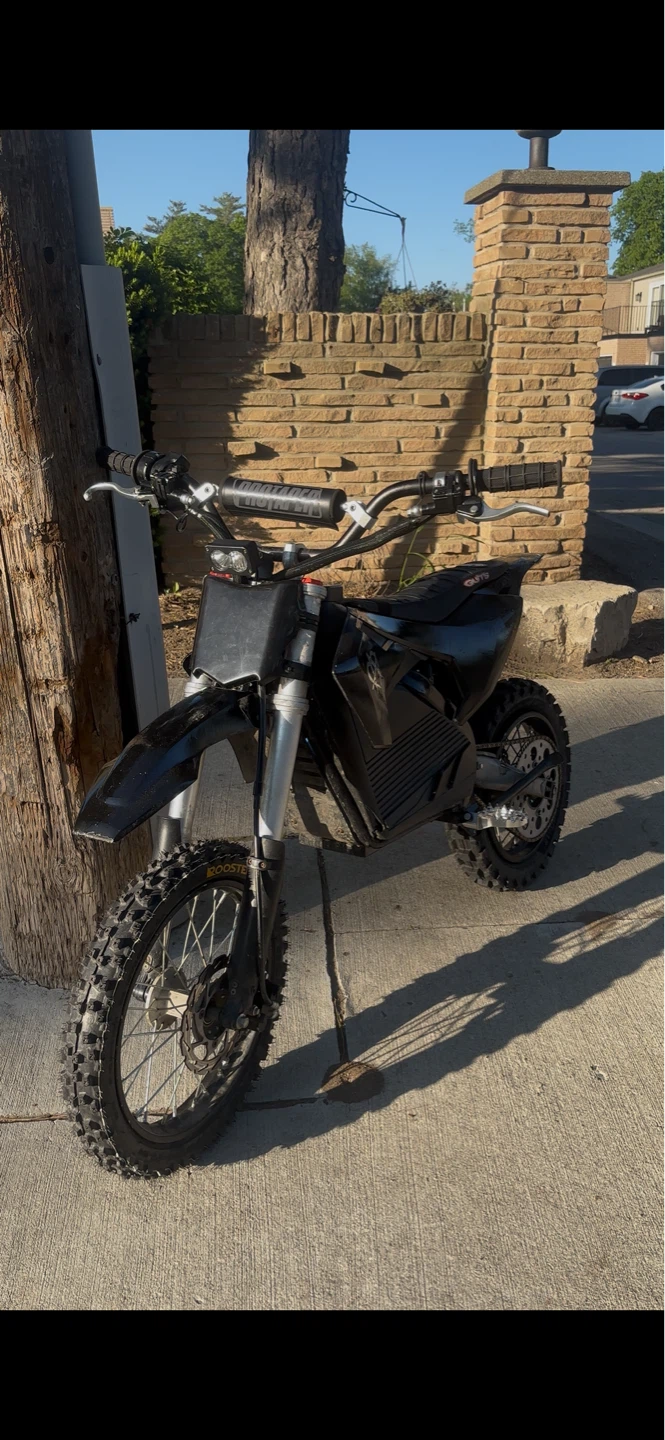 Black Electric Dirt Bike 76v - photo 3