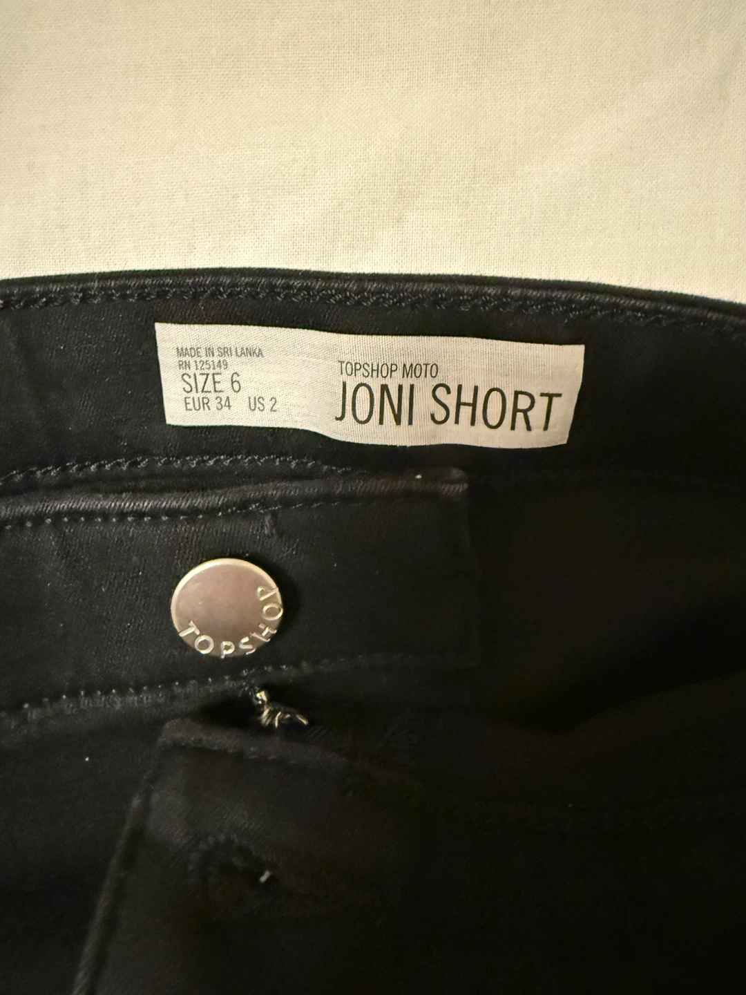 Topshop moto Joni short // US 2 - photo 2