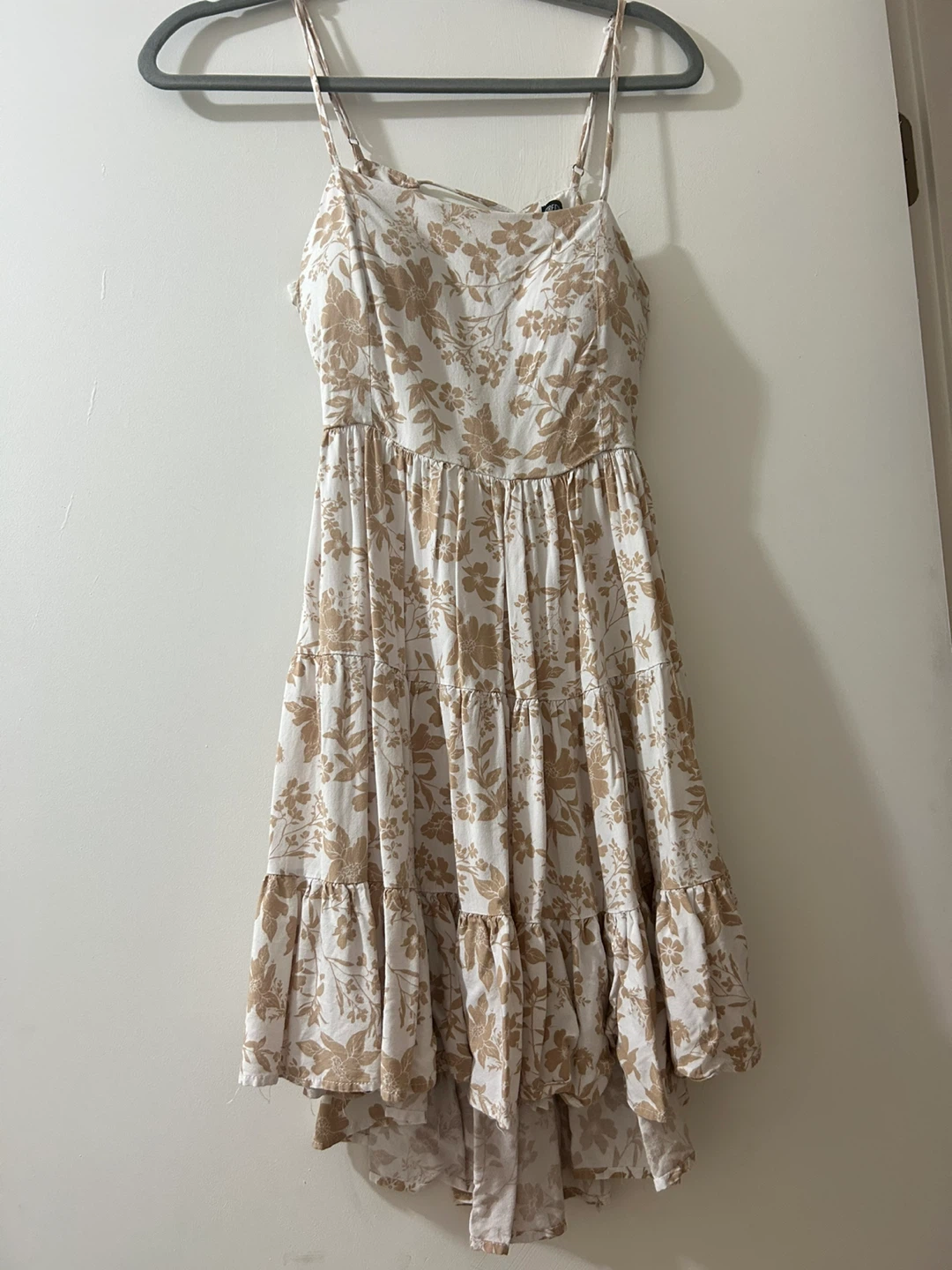 Floral Sundress with Open Back