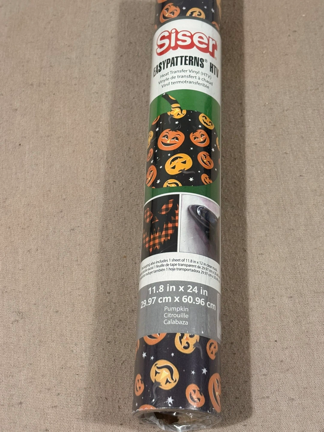 Siser EasyPatterns HTV Pumpkin Heat Transfer Vinyl 11.8" x 24"