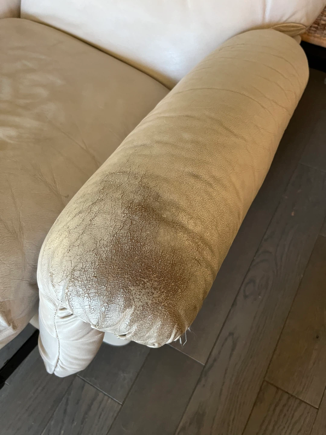 Lazy boy Cream Leather Recliner Chair - photo 4