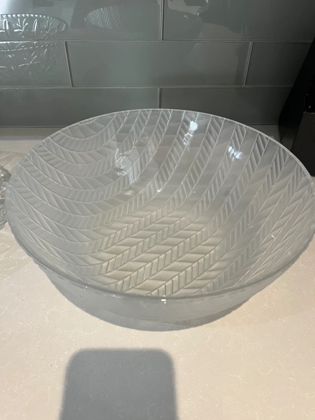 Glass Serving Bowl Set - photo 3