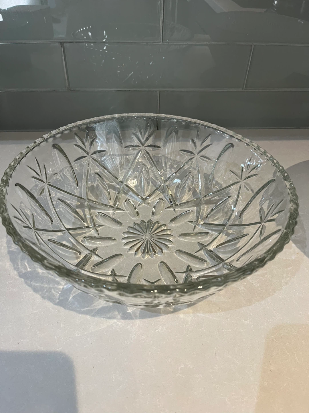 Glass Serving Bowl Set