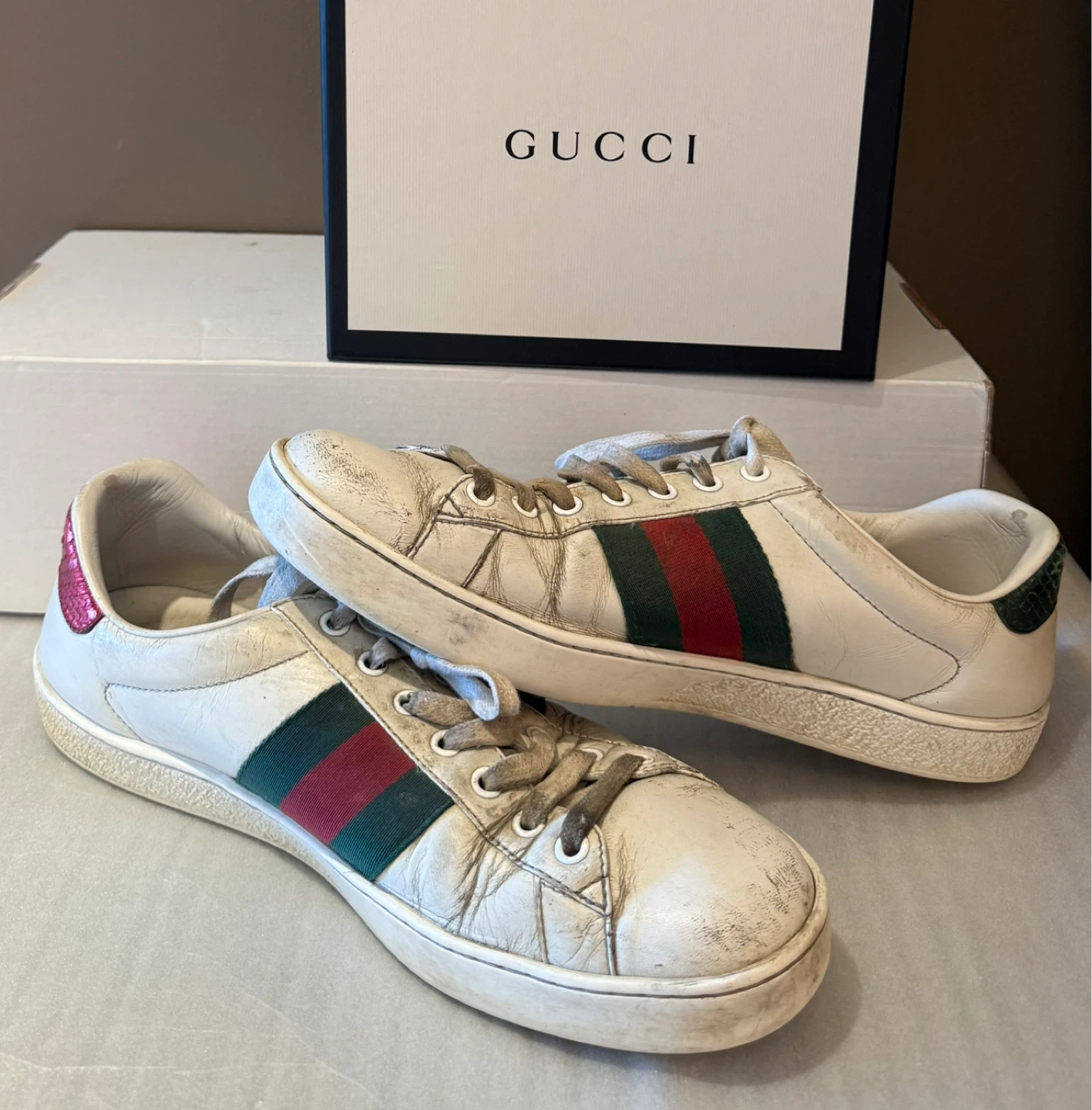 Gucci Men’s Sneakers 8.5 Size💰Price Negotiable/ Authentic