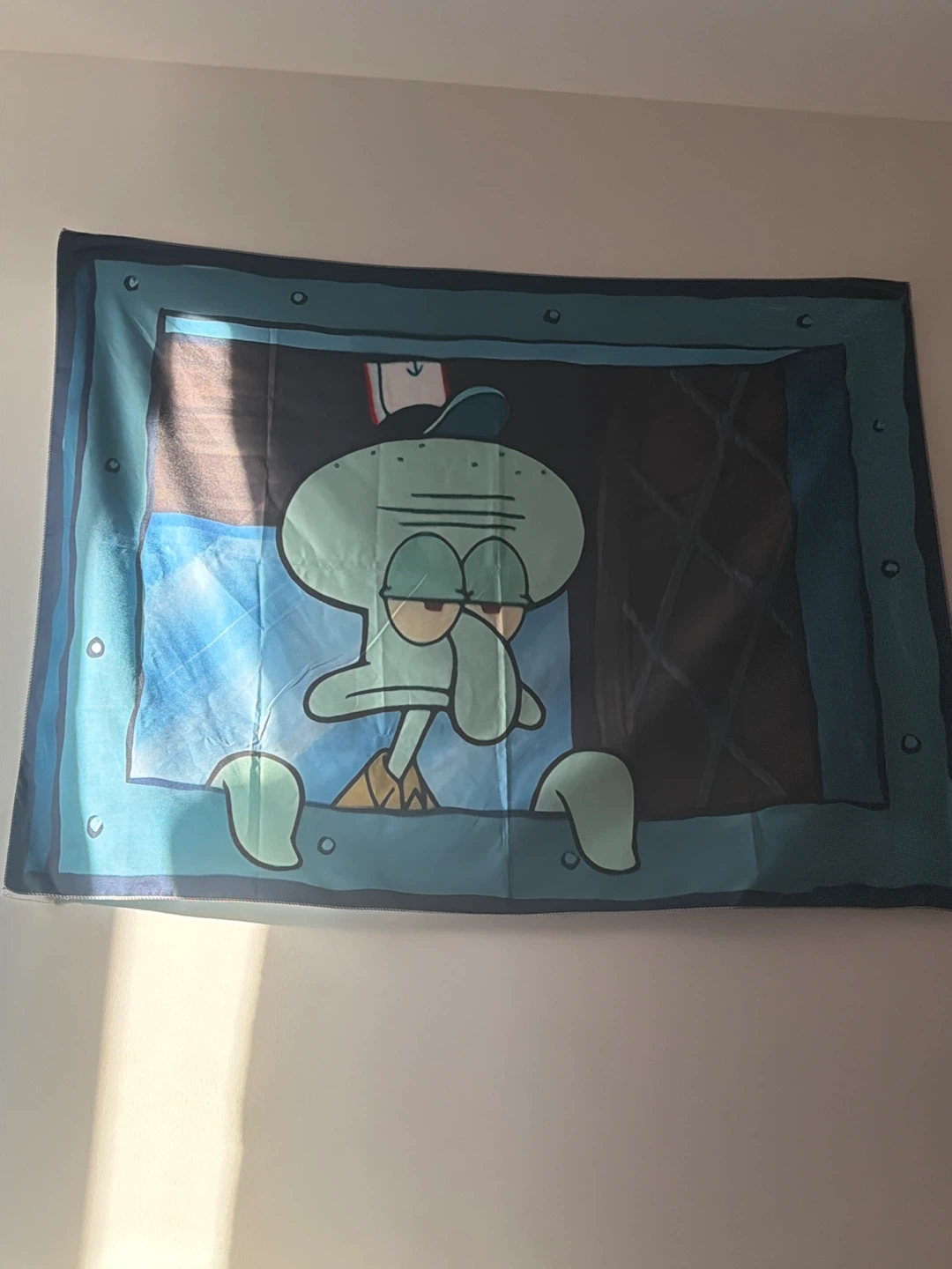 SpongeBob SquarePants Squidward Tapestry Wall Hanging