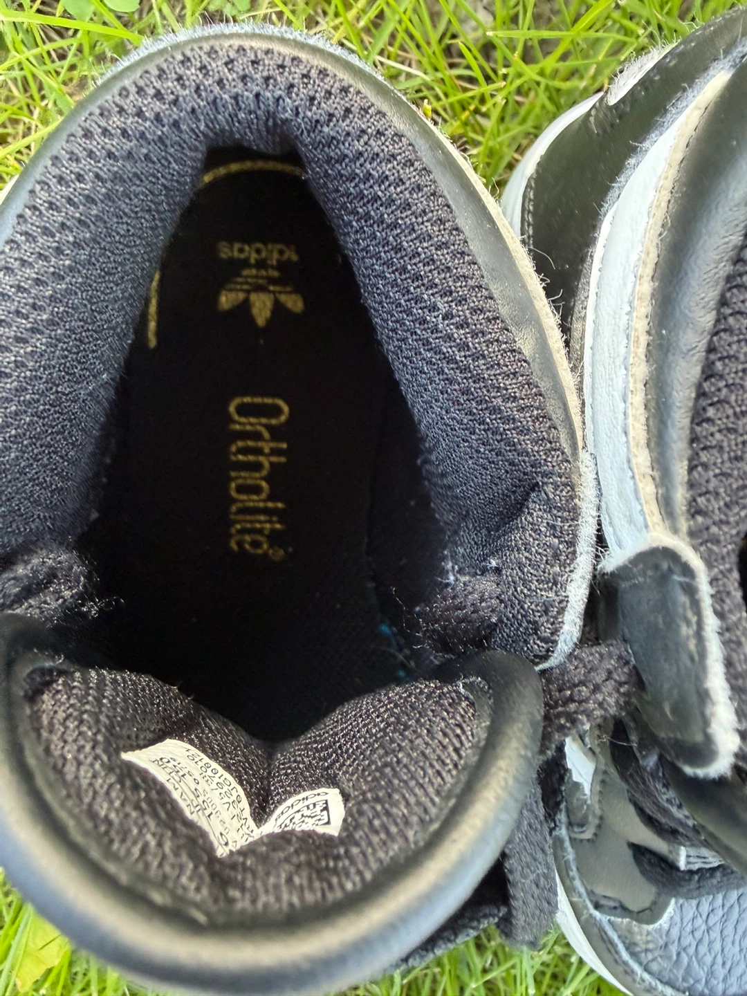 Adidas High-Top Sneakers Black Gold - photo 3