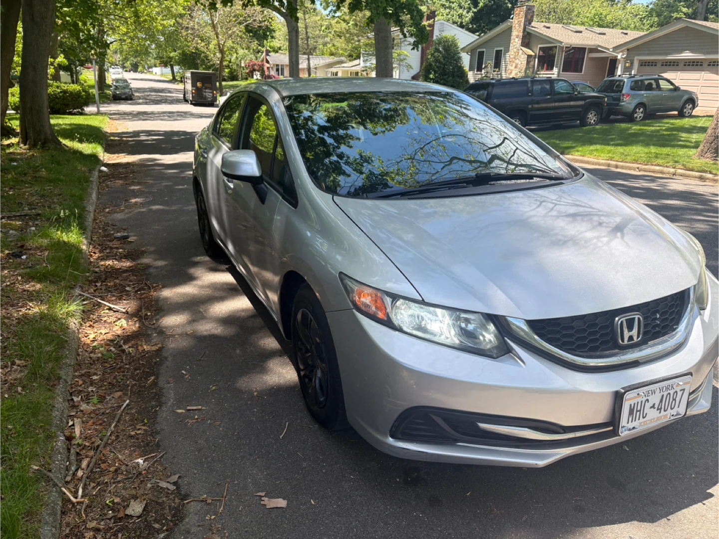 2013 Silver Honda Civic Sedan - photo 3